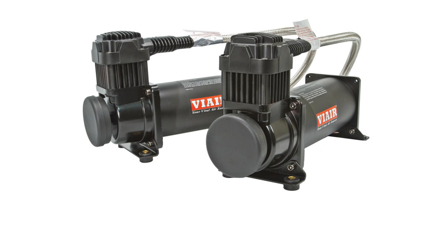 thumbnail image 2 of VIAIR 444C Chrome Air Compressor Kit W/ FREE 200 PSI Pressure Switch & 40 AMP Relay – Performance/Custom Bundle 2 of 4
