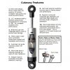 Front Single Adjustable Shock | 5.25″ Stroke | Stem / Stud Plate - Image 3