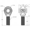 R-Joint Rod End with 3/4″-16 Left Hand Thread - Image 2
