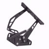 1977-1990 Box Chevy Hood Hinge Kit - Air Frame - Fiberglass Hood - Black Anodized - U.S. Patent Pending
