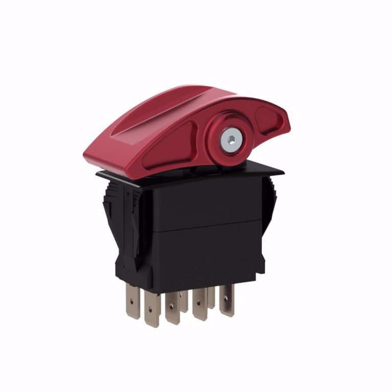 Universal Rocker Switch - Red - Rides By Kam