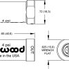 Residual Pressure Valve 4lb, Gold, w/o Fittings. - Image 2