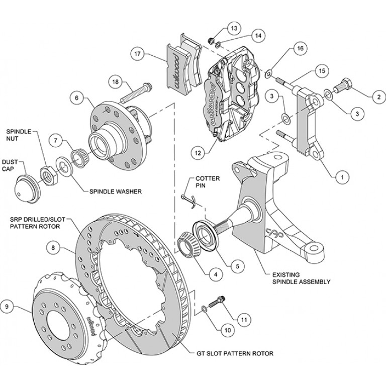 Wilwood Complete 6 Piston Superlite Brake System | 1963-1987 C10 - Image 7